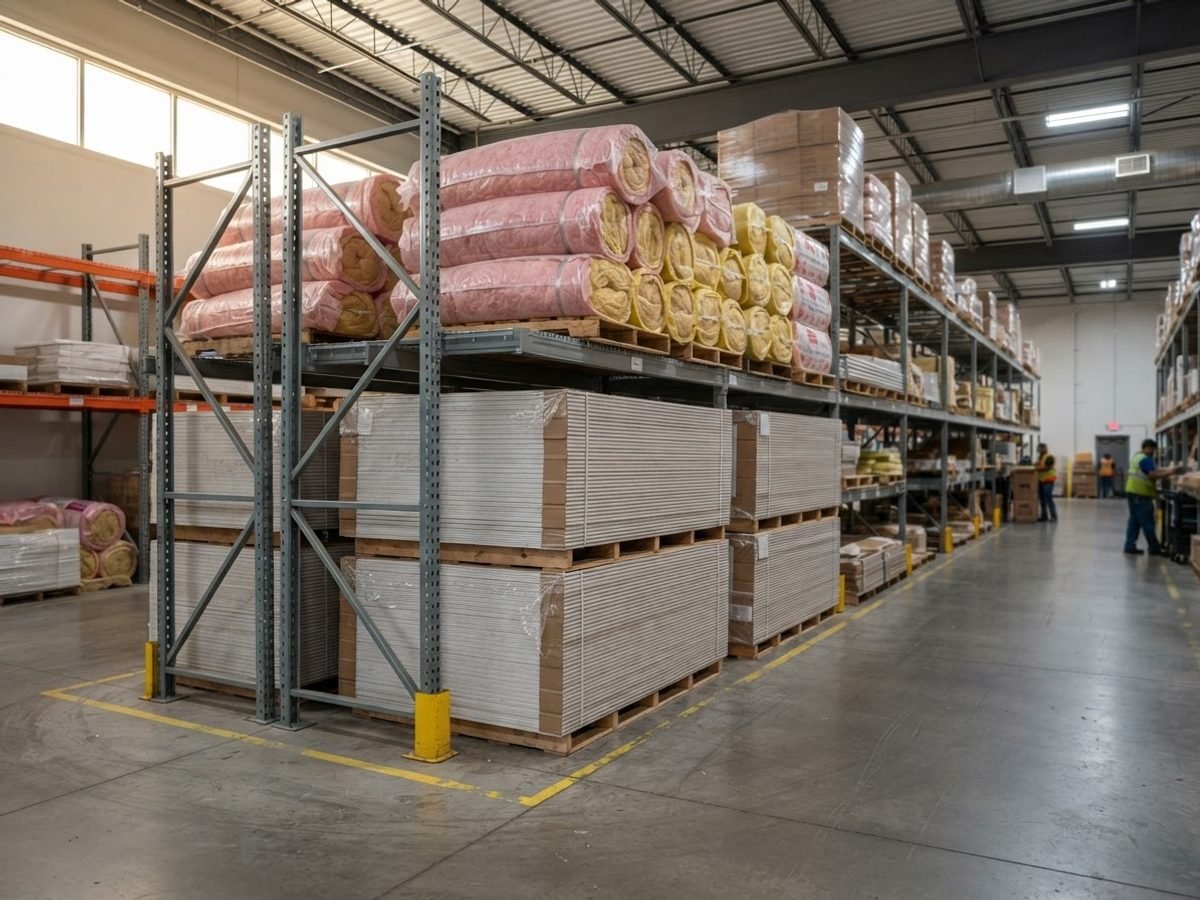 Drywall and insulation stock