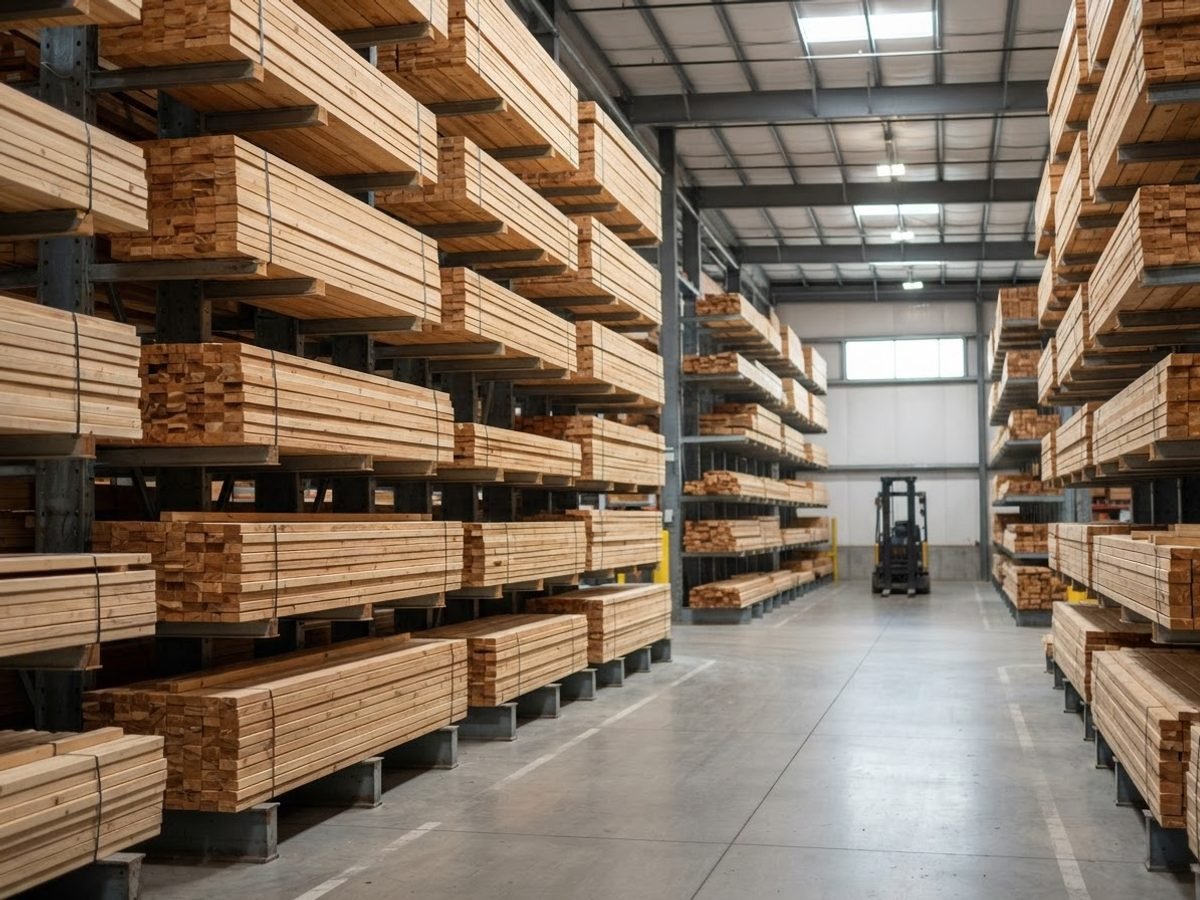 Stacked dimensional lumber