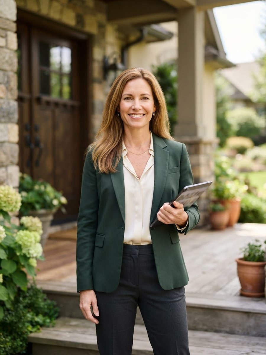 Real estate agent portrait