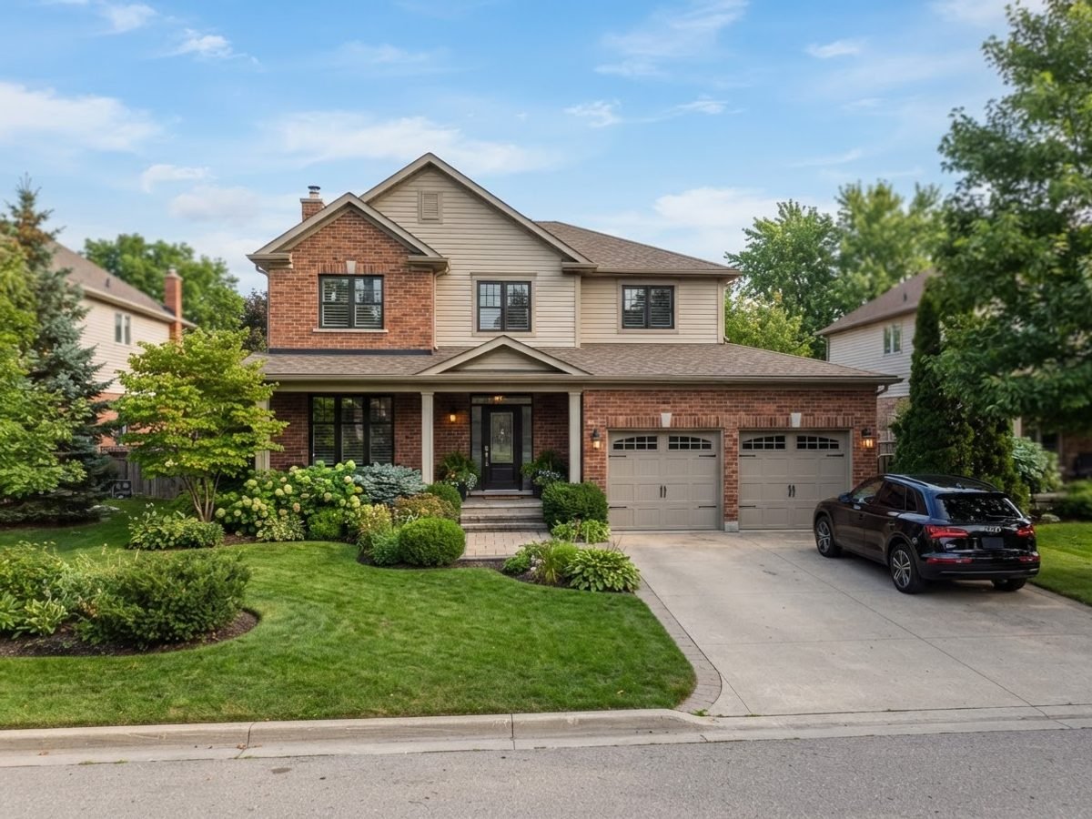Two-story suburban family home