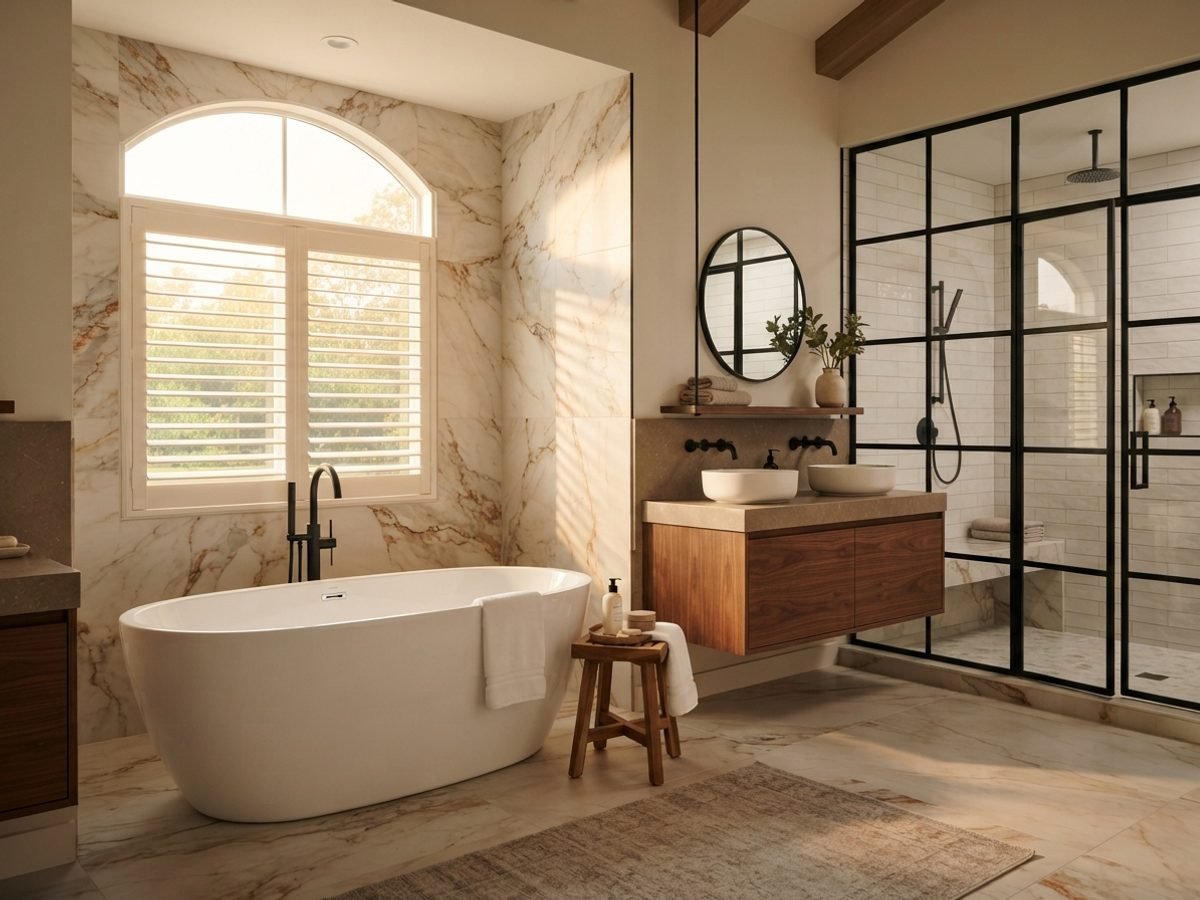 Luxury renovated bathroom